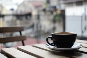 mug of coffee on a table