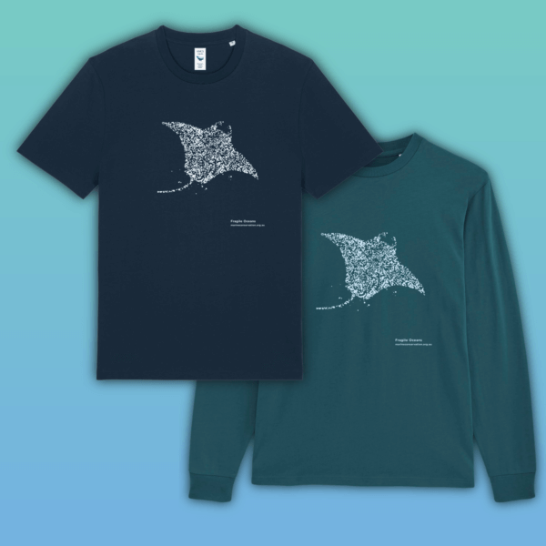 Fragile Oceans Shirt (Manta Ray)
