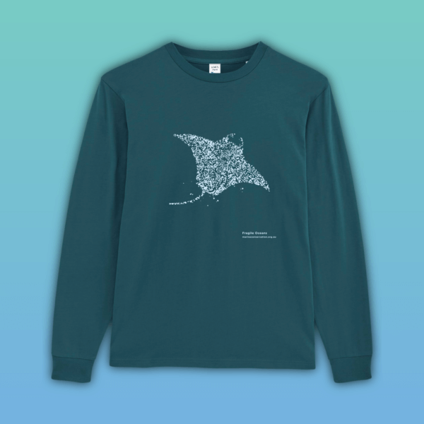 Fragile Oceans Shirt (Manta Ray) - Image 3