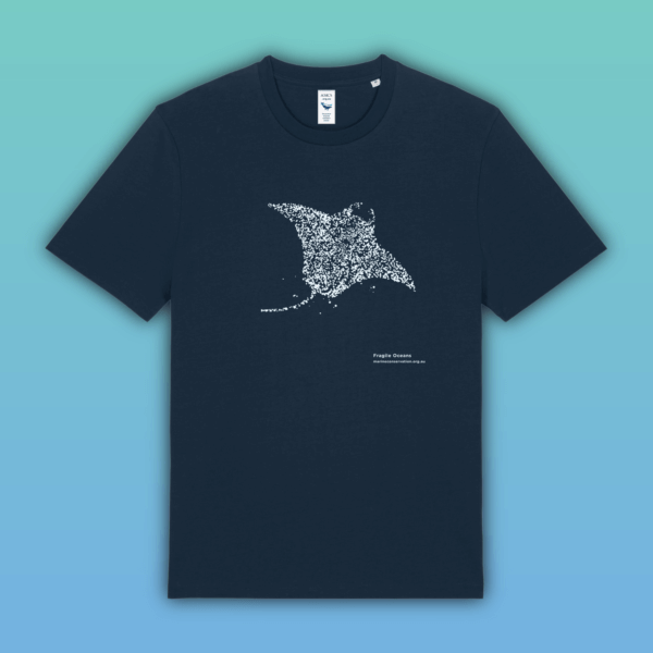 Fragile Oceans Shirt (Manta Ray) - Image 2